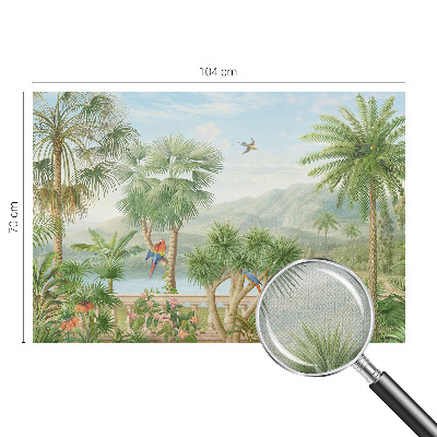 Fotobehang voor de kinderkamer Exotisch landschap
