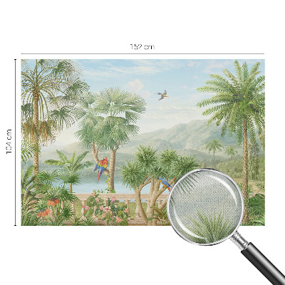 Fotobehang voor de kinderkamer Exotisch landschap