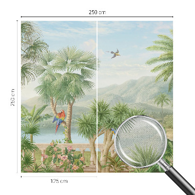 Fotobehang voor de kinderkamer Exotisch landschap