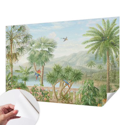 Fotobehang voor de kinderkamer Exotisch landschap