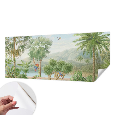 Fotobehang voor de kinderkamer Exotisch landschap