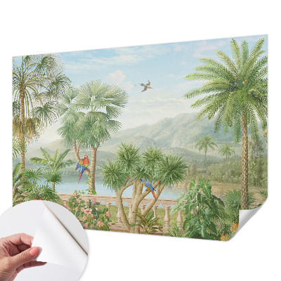 Fotobehang voor de kinderkamer Exotisch landschap