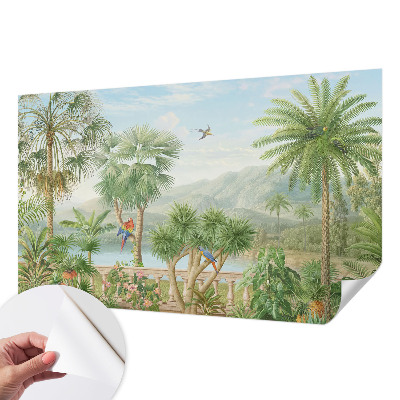 Fotobehang voor de kinderkamer Exotisch landschap