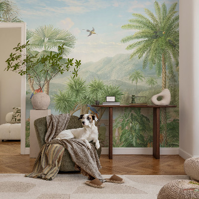 Fotobehang voor de kinderkamer Exotisch landschap