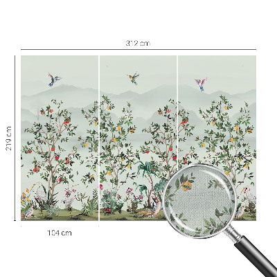 Foto behang voor de keuken Exotische bomen