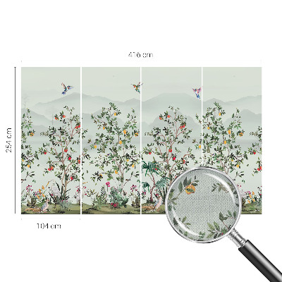 Foto behang voor de keuken Exotische bomen