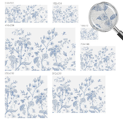 Zelfklevend fotobehang Bloemenpatroon