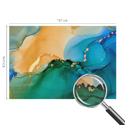 3D fotobehang Kleurrijke golven