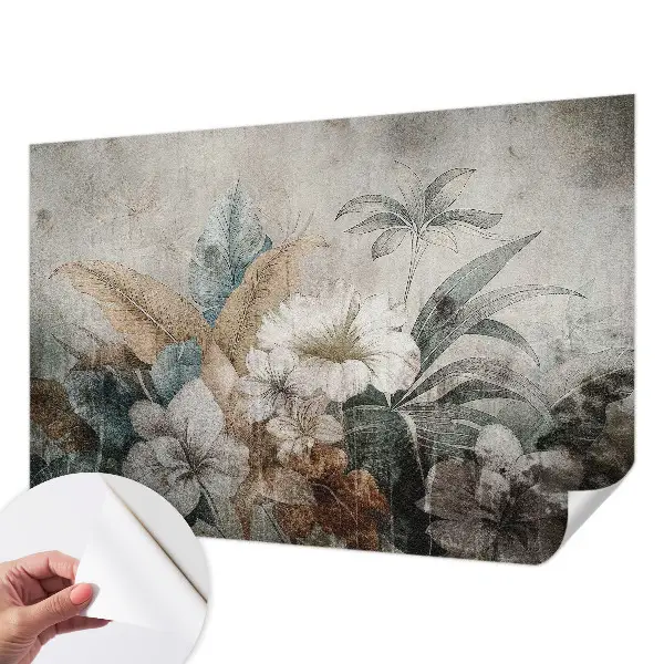 Fotobehang zelfklevend met een bloemendroommotief