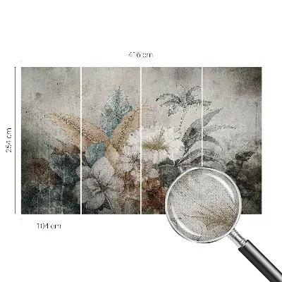 Fotobehang zelfklevend met een bloemendroommotief