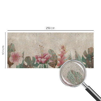 Foto behang voor de kinderkamer Subtiele flora