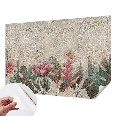Foto behang voor de kinderkamer Subtiele flora