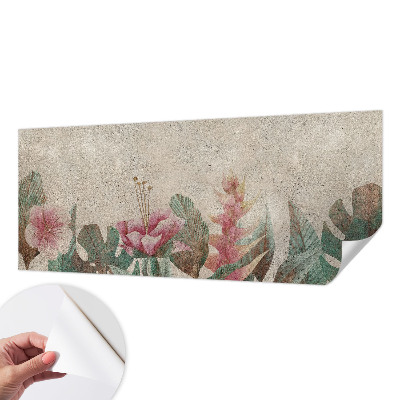 Foto behang voor de kinderkamer Subtiele flora