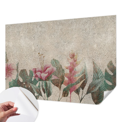 Foto behang voor de kinderkamer Subtiele flora