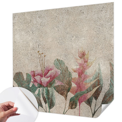 Foto behang voor de kinderkamer Subtiele flora