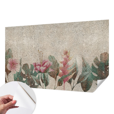 Foto behang voor de kinderkamer Subtiele flora