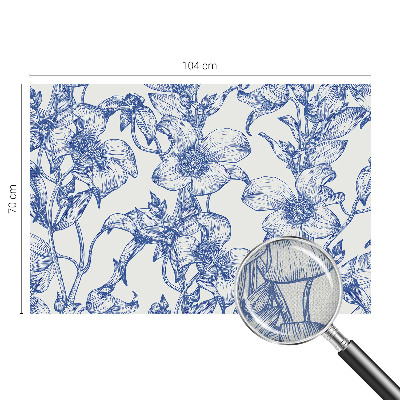 Zelfklevend fotobehang op maat Bloemtakken