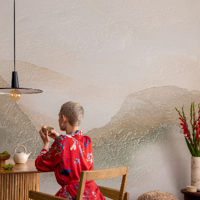 Fotobehang babykamer Subtiele strepen