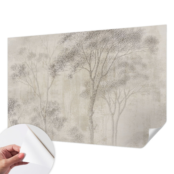 Fotobehang voor de kinderkamer met een stijlvolle, harmonieuze print geschikt voor kinderen