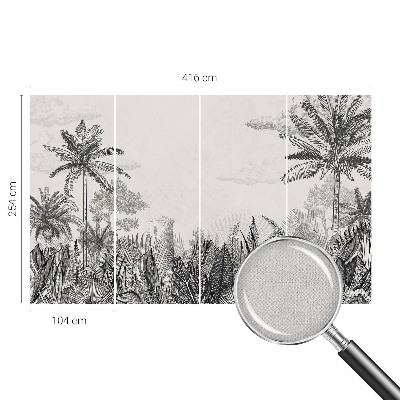 Fotobehang tienerkamer Tropisch landschap