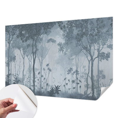 Foto behang voor de keuken Mystiek van het bos