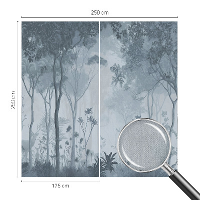Foto behang voor de keuken Mystiek van het bos