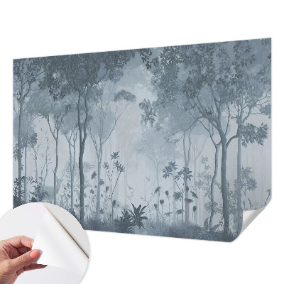 Foto behang voor de keuken Mystiek van het bos