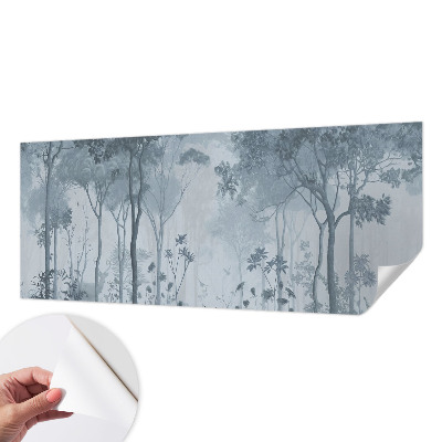 Foto behang voor de keuken Mystiek van het bos