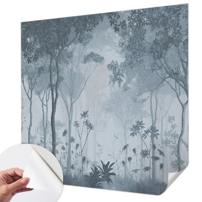 Foto behang voor de keuken Mystiek van het bos
