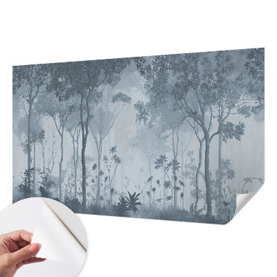 Foto behang voor de keuken Mystiek van het bos