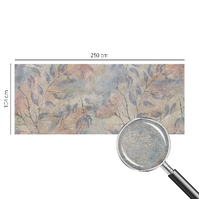 Zelfklevend fotobehang op maat Abstracte bladeren