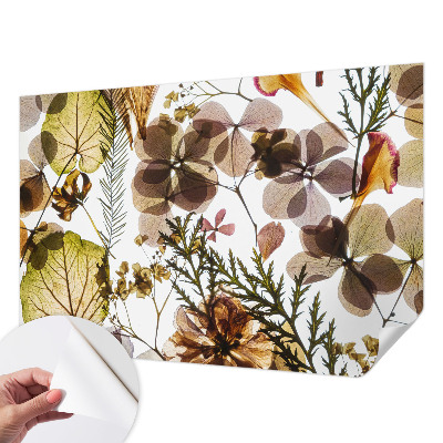 Zelfklevende behangsticker met natuurlijke samenstelling