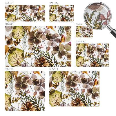 Zelfklevende behangsticker met natuurlijke samenstelling