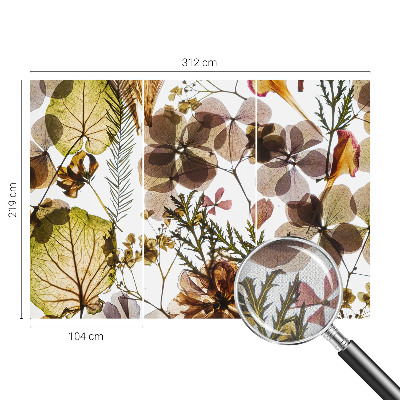 Zelfklevende behangsticker met natuurlijke samenstelling