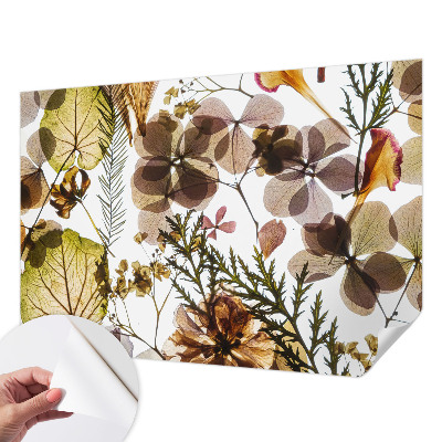 Zelfklevende behangsticker met natuurlijke samenstelling