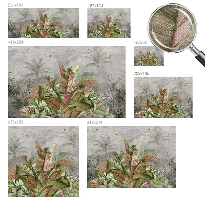 Foto behang voor de kinderkamer Exotische jungle