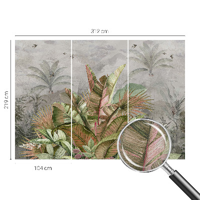 Foto behang voor de kinderkamer Exotische jungle
