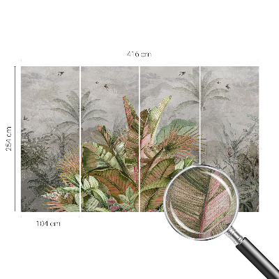 Foto behang voor de kinderkamer Exotische jungle