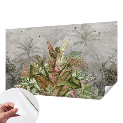 Foto behang voor de kinderkamer Exotische jungle