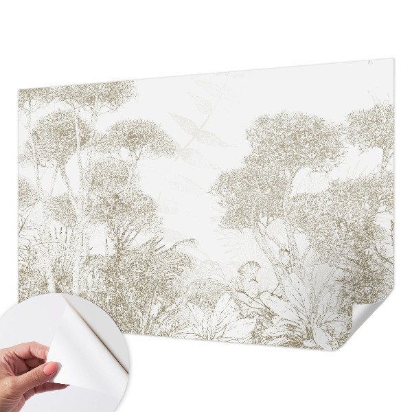 Fotobehang kinderkamer Tropische vegetatie