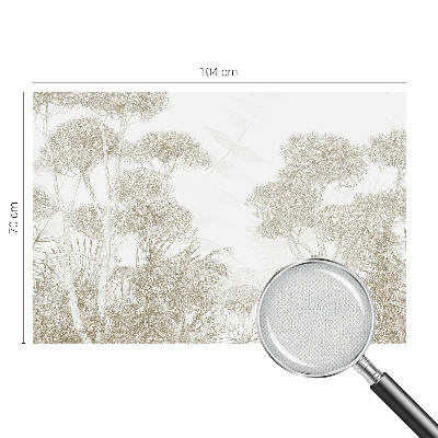 Fotobehang kinderkamer Tropische vegetatie