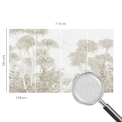 Fotobehang kinderkamer Tropische vegetatie