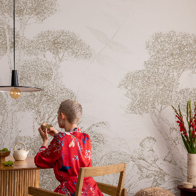 Fotobehang kinderkamer Tropische vegetatie