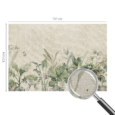Fotobehang voor de kinderkamer Tropische jungle