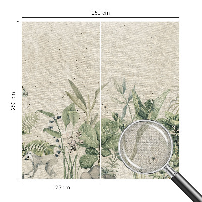 Fotobehang voor de kinderkamer Tropische jungle