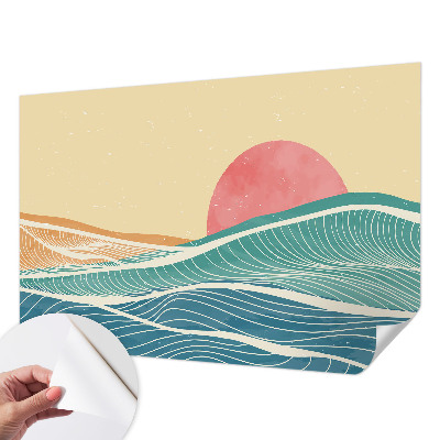 Fotobehang voor kinderkamer Zeegolven