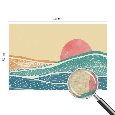 Fotobehang voor kinderkamer Zeegolven