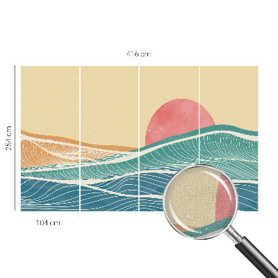 Fotobehang voor kinderkamer Zeegolven