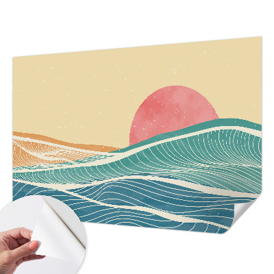Fotobehang voor kinderkamer Zeegolven