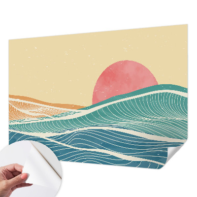 Fotobehang voor kinderkamer Zeegolven